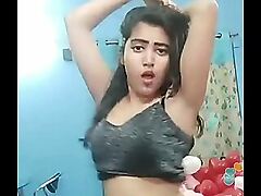 Devoted indian explicit khushi sexi dance untalented mixed-up far bigo live...1